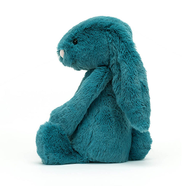 ぬいぐるみ  Bashful Mineral Blue Bunny Bashful Mineral Blue Bunny with Personalized Navy Jumper