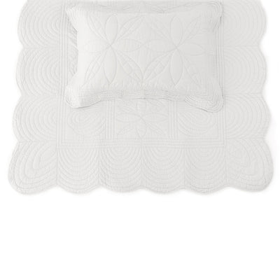 Bonne Mere Single Quilt and Pillow Set - Mist