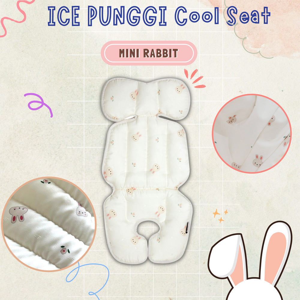 Bebenuvo Ice Punggi Cool Seat Liner - Mini Rabbit
