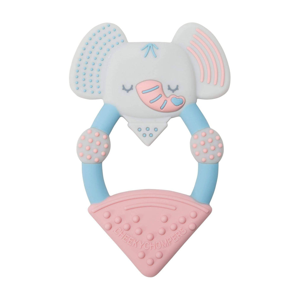 Cheeky Chompers Textured Baby Teether - Elephant