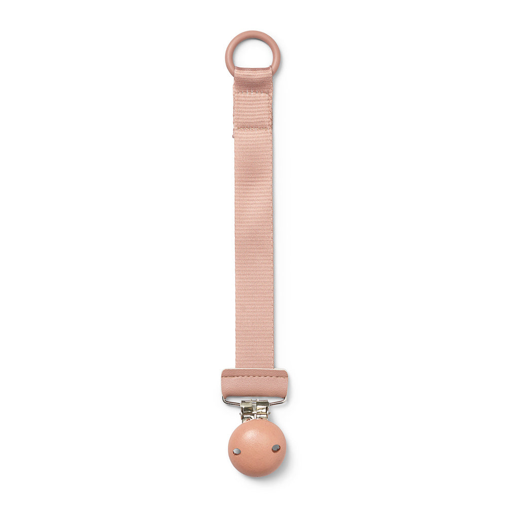 Elodie Details Pacifier Clip Wood - Faded Rose