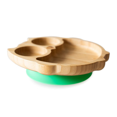 Eco Rascals Bamboo Suction Plate - Owl