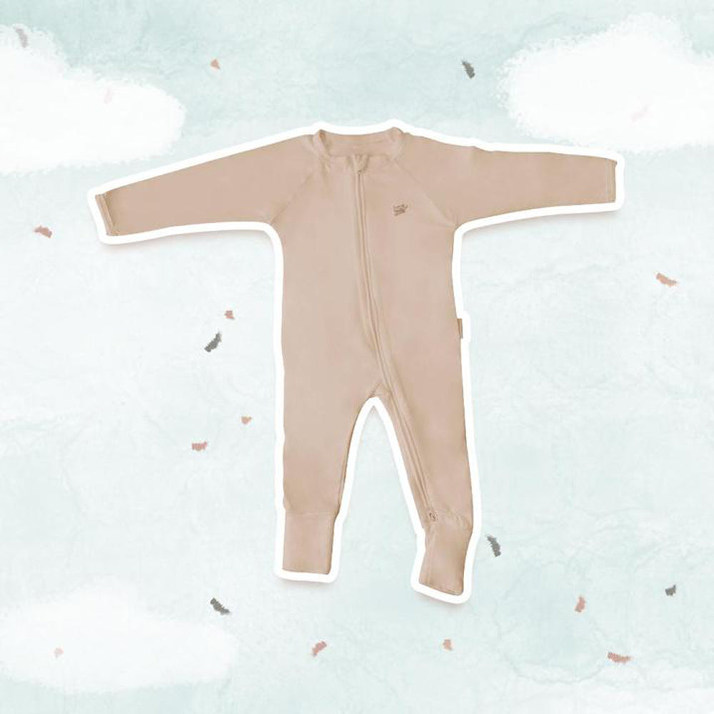Friends of Sally Bamboo Baby Jumpsuit - Buttercream