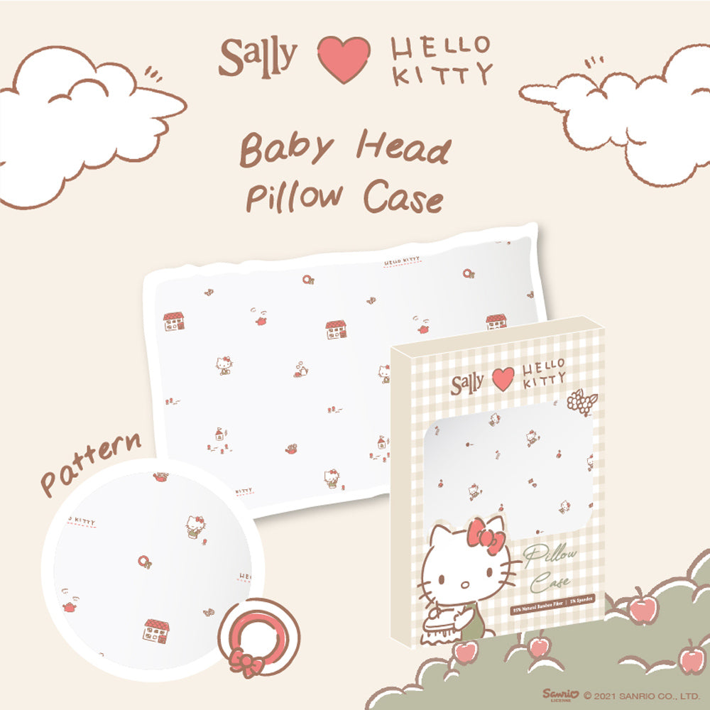 Friends of Sally Head Pillow Case - Hello Kitty