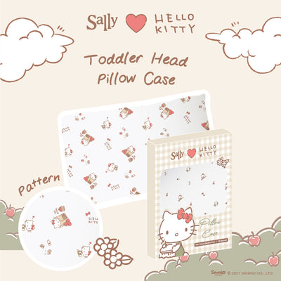 Friends of Sally Head Pillow Case - Hello Kitty