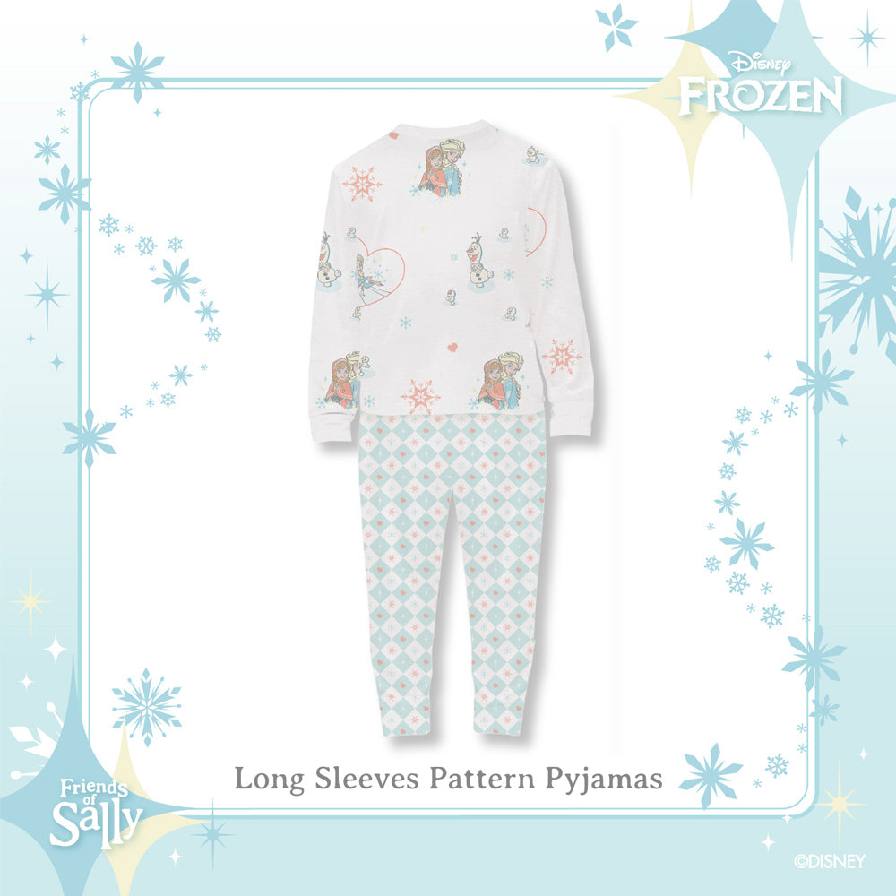 Friends of Sally Bamboo Long Sleeves Pattern Pyjamas - Frozen