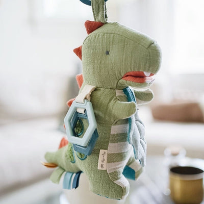 Itzy Ritzy Bespoke Link And Love Teething Activity Toy - Dino