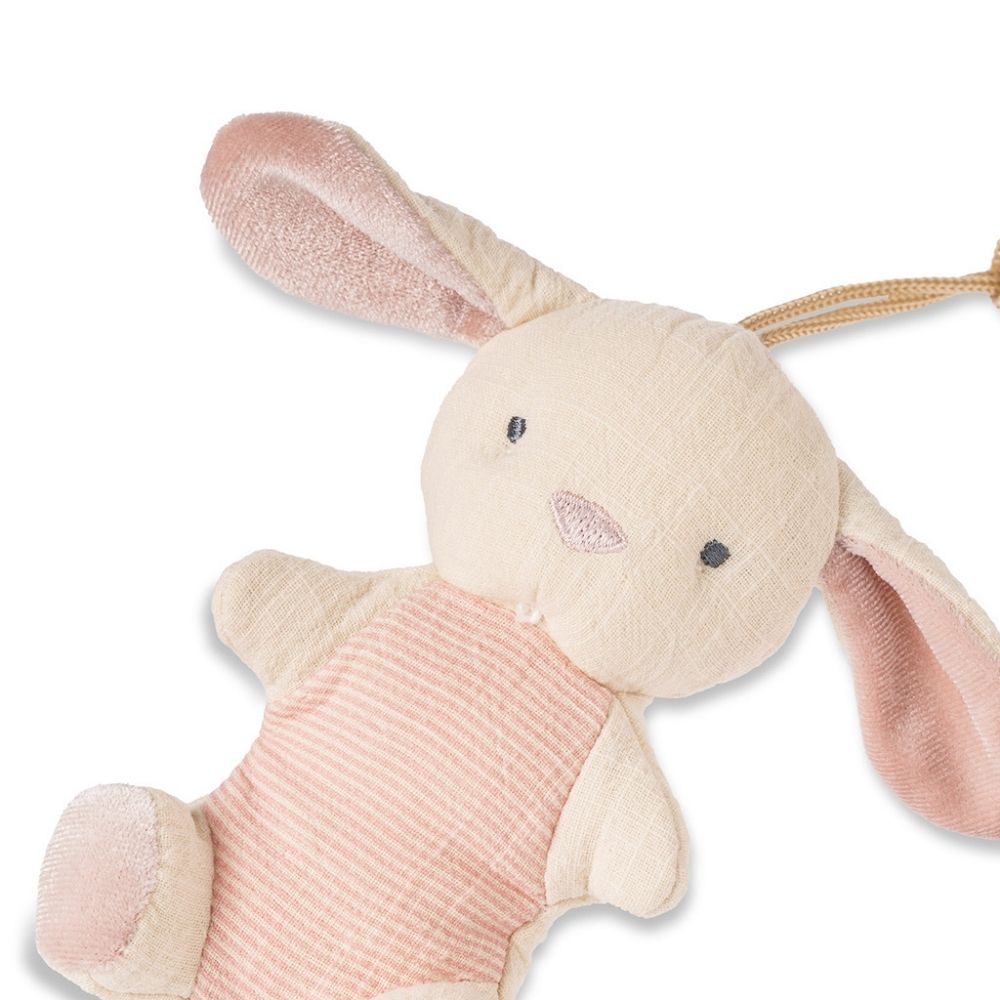 Itzy Ritzy Natural Rubber Pacifier Lovey - Bunny