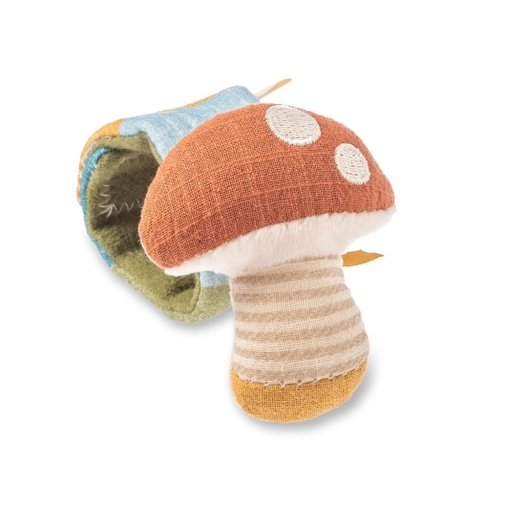 Itzy Ritzy Baby Wrist Rattle - Mushroom
