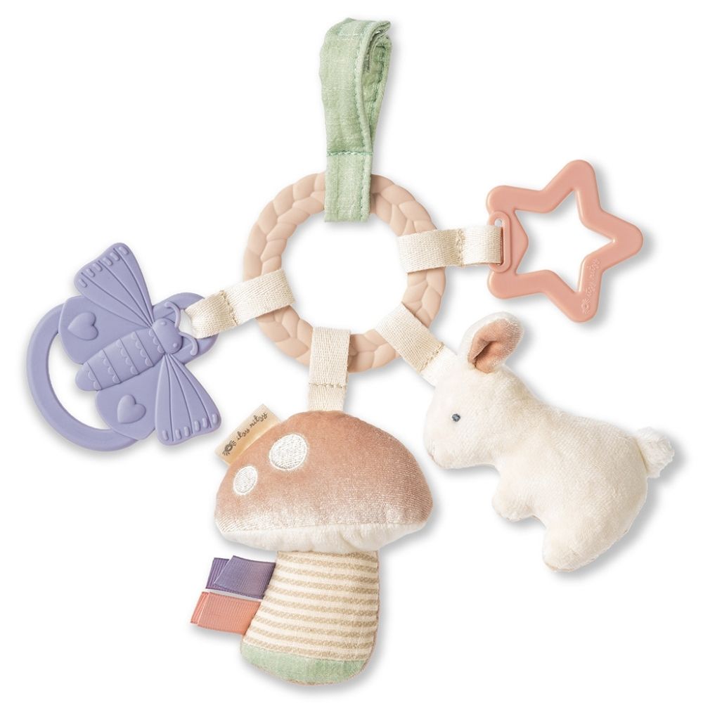 Itzy Ritzy Busy Ring Teething Activity Toy - Pastel