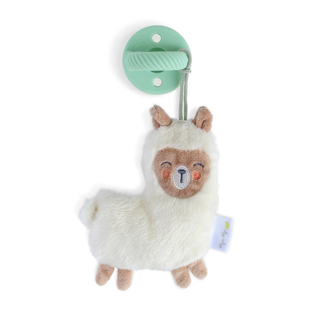 Itzy Ritzy Pal Pacifier Stuffed Animal - Llama