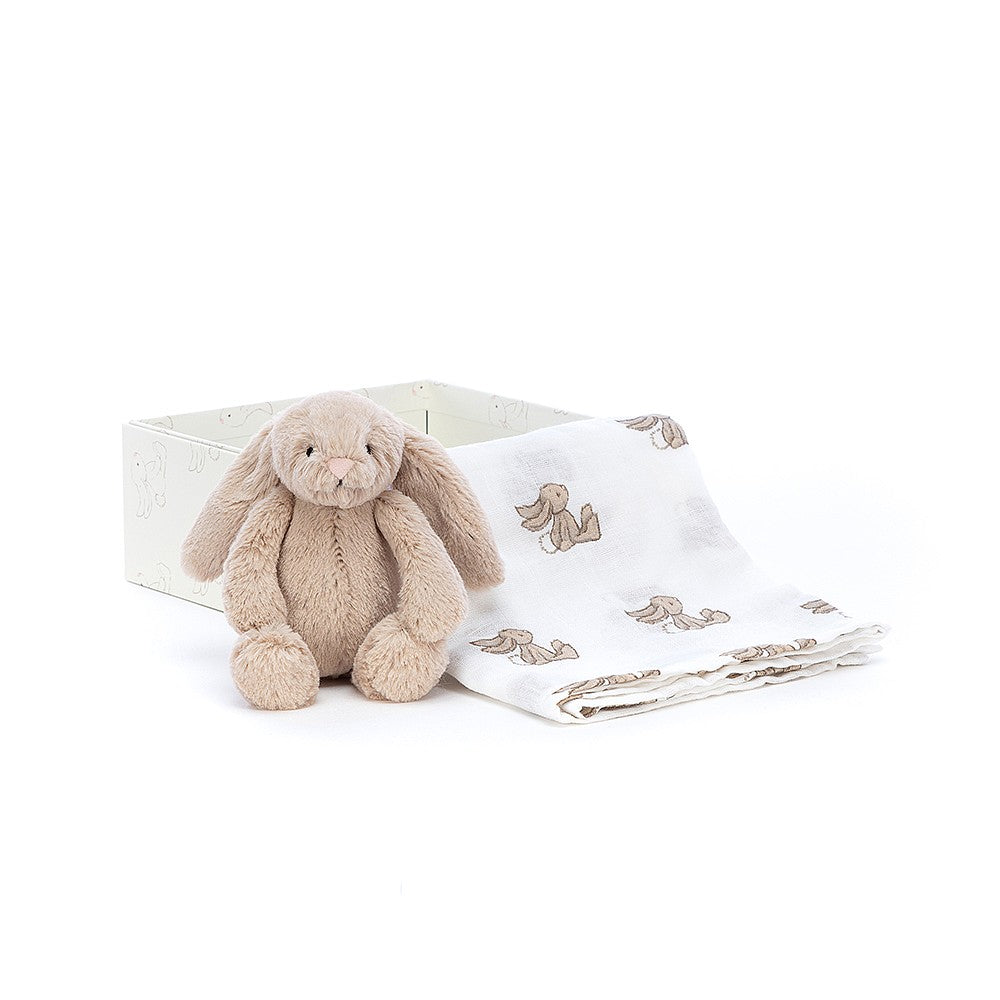 Jellycat Bashful Beige Bunny Gift Set