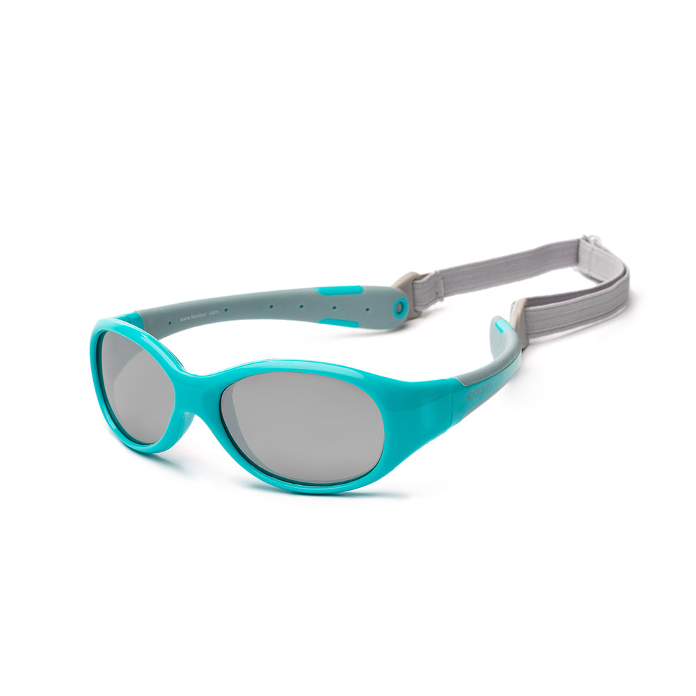 Koolsun Flex Baby Sunglasses - Aqua Grey