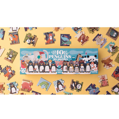 Londji Count Puzzle - 10 Penguins
