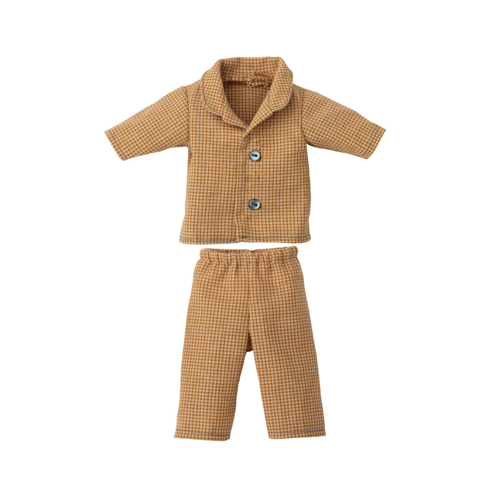 Maileg Pyjamas For Teddy Dad - Brown