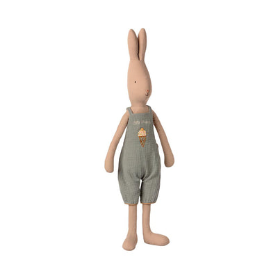 Maileg Rabbit Size 4, Overall - Dusty Blue