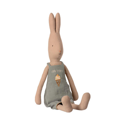 Maileg Rabbit Size 4, Overall - Dusty Blue