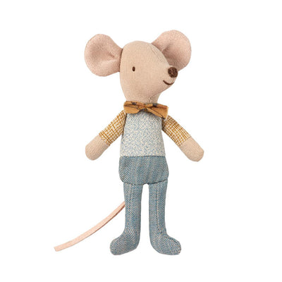 Maileg Little Brother Mouse In Box - Bowtie