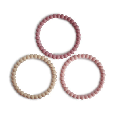 Mushie Teether Bracelets Pearl