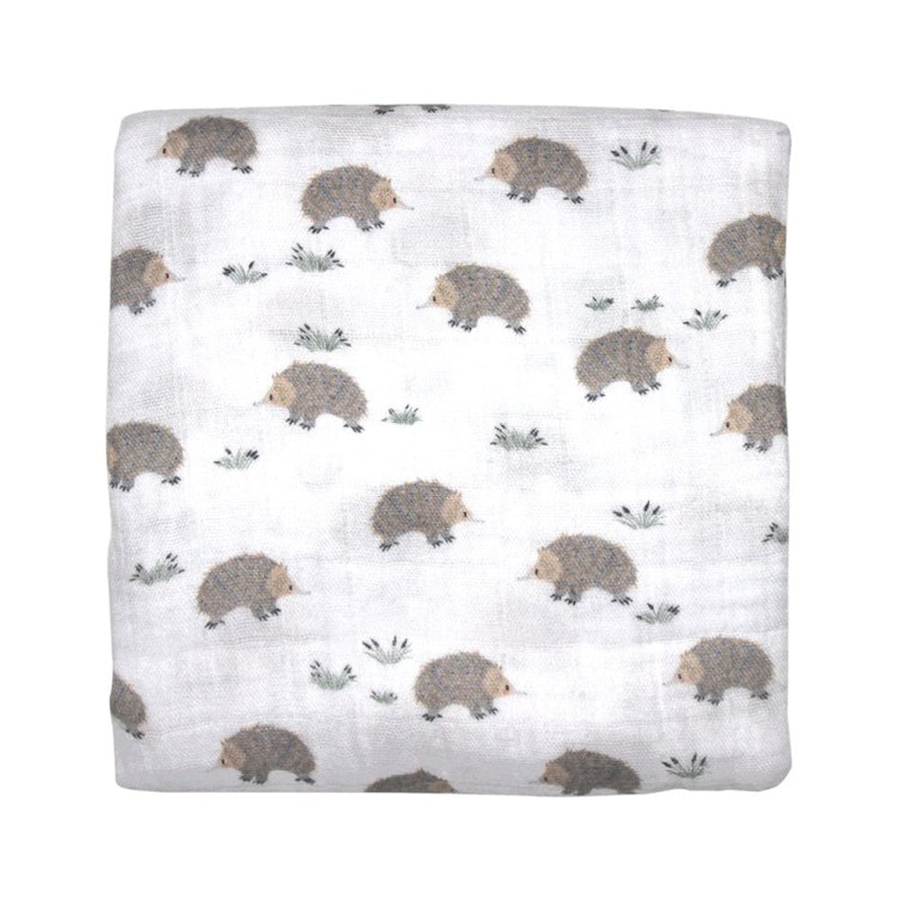 Mister Fly Muslin Swaddle - Echidna