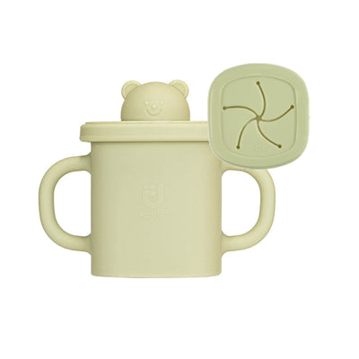 Modui Bear Spout Cup With Snack Lid
