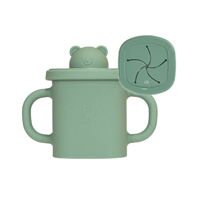 Modui Bear Spout Cup With Snack Lid