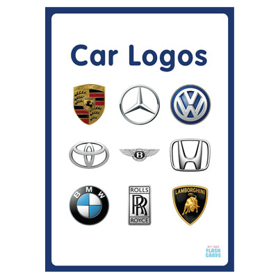 My Own Flash Cards - Car Logos