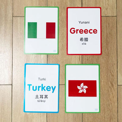 My Own Flash Cards - Countries and Flags