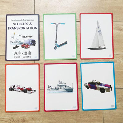 My Own Flash Cards - Vehicles and Transportation