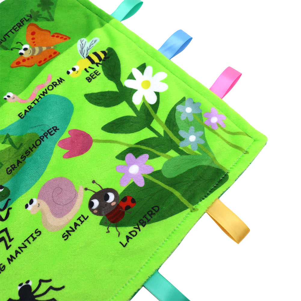 OurOne&Only Minky Book Taggies - Insects World