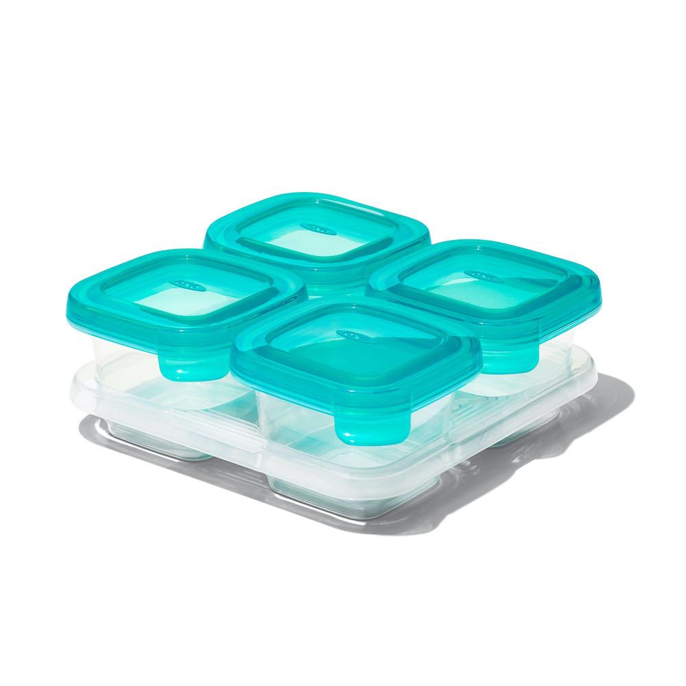 OXO Tot Silicone Baby Blocks - Teal