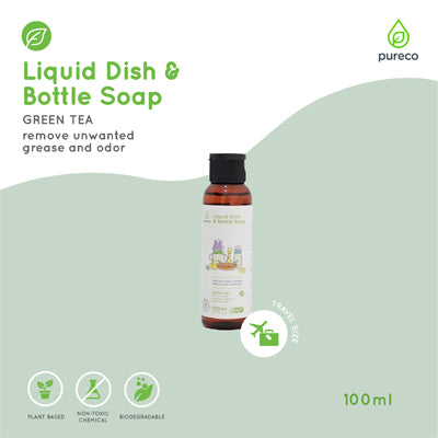 Pureco Dish and Bottle Soap - Green Tea