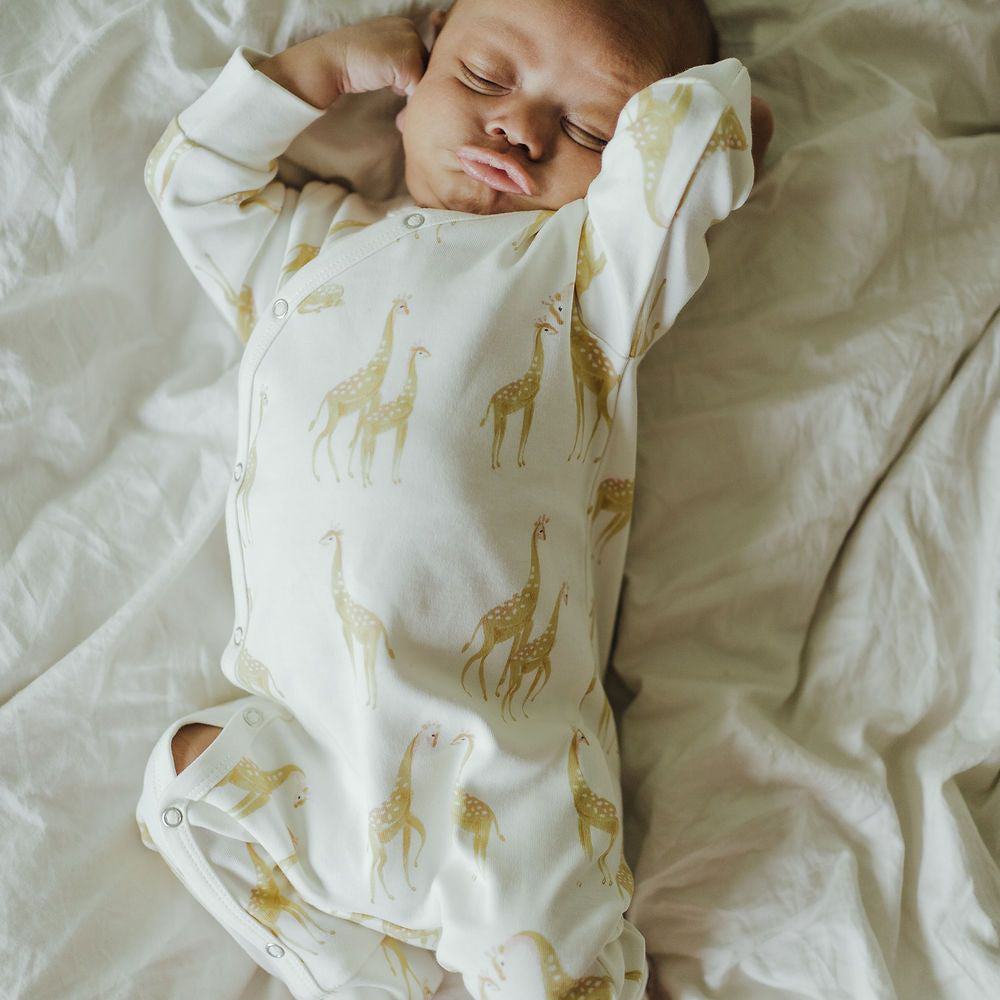 Pehr Kimono Romper - Follow Me Giraffe