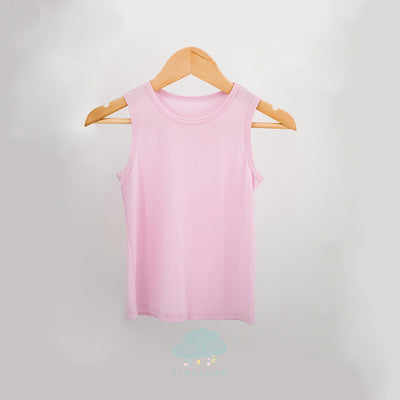 Pimallow Kids Sleeveless Shirt - Pink