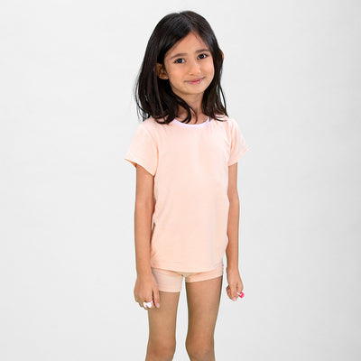 Pimallow Kids T-Shirt - Salmon Pink