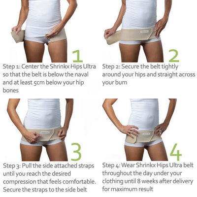 UpSpring Shrinkx Hips Post Pregnancy Hip Reduction Belt