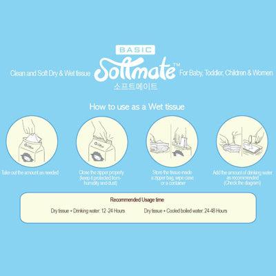 Softmate Basic Dry Wet Tissue
