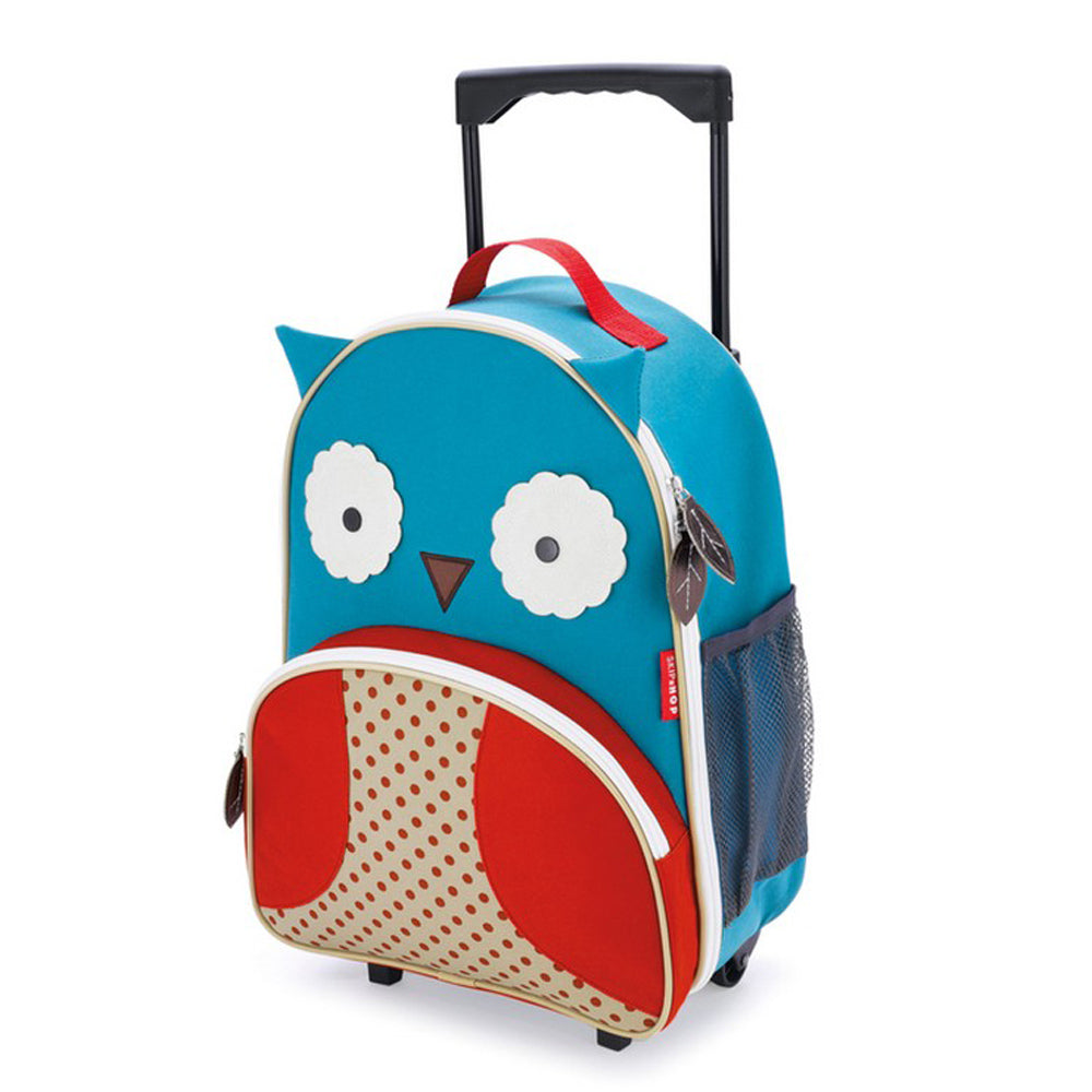 Skip Hop Zoo Kids Rolling Luggage - Owl (Partial Defect)