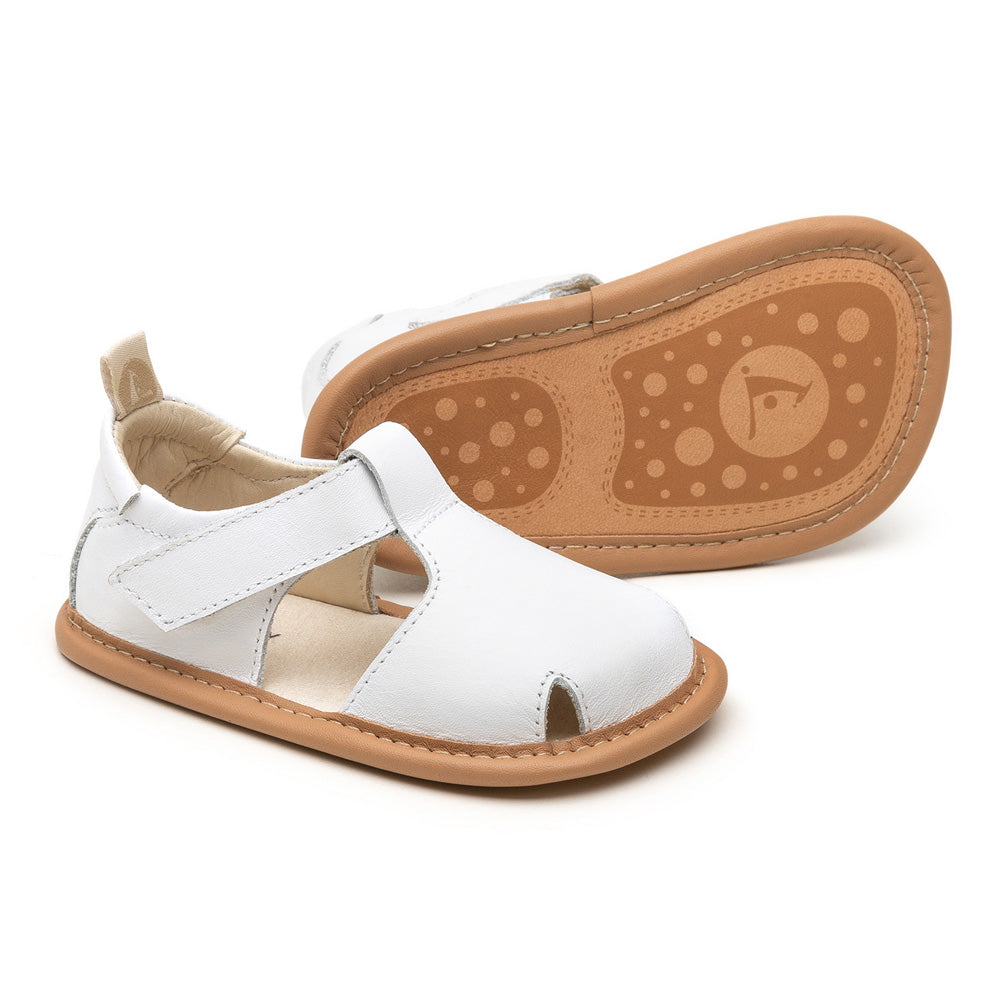 Tip Toey Joey Sandals - Adore White