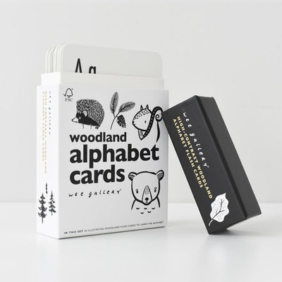 Wee Gallery Alphabet Cards - Woodland