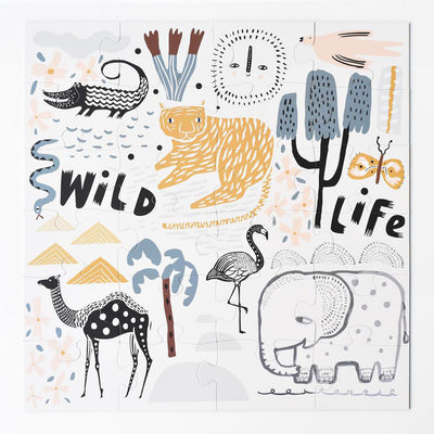 Wee Gallery Floor Puzzle - Wild Life